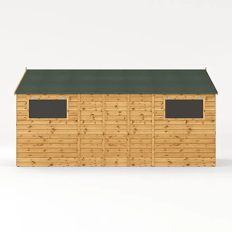 Waltons 16' X 10' Outdoor Premium Shiplap Tongue & Groove Apex Roof Garden Storage Workshop Shed 10 Waltons 16' X 10' Outdoor Premium Shiplap Tongue & Groove Apex Roof Garden Storage Workshop Shed - Image 8
