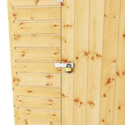 Waltons 8' X 6' Outdoor Shiplap Tongue & Groove Apex Roof Garden Security Storage Shed -EcoFlora Sales Shop SI 001 004 0117 8x6 Security Shed Detail002