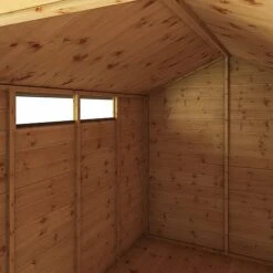 Waltons 8' X 6' Outdoor Shiplap Tongue & Groove Apex Roof Garden Security Storage Shed -EcoFlora Sales Shop SI 001 004 0117 8x6 Security Shed Detail003