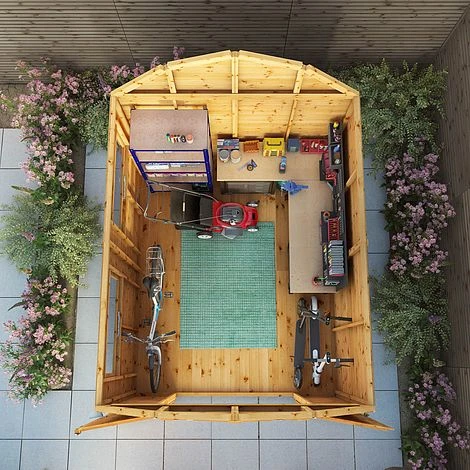 Waltons 10' X 8' Premium Shiplap Tongue And Groove Dutch Barn Garden Workshop Storage Shed 5 Waltons 10' X 8' Premium Shiplap Tongue And Groove Dutch Barn Garden Workshop Storage Shed - Image 3