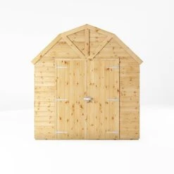 Waltons 8 X 8 Premium Outdoor Shiplap T&G Dutch Barn Garden Storage Workshop Shed -EcoFlora Sales Shop SI 001 004 0121 8x8 DT Premium Shiplap Dutch Barn DD Front