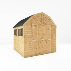 Waltons 8 X 8 Premium Outdoor Shiplap T&G Dutch Barn Garden Storage Workshop Shed -EcoFlora Sales Shop SI 001 004 0121 8x8 DT Premium Shiplap Dutch Barn DD MainDC