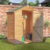 Waltons 3' X 5' Outdoor Windowless Shiplap Tongue & Groove Apex Roof Garden Storage Shed -EcoFlora Sales Shop SI 001 004 0122 DO Angle