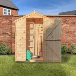 Waltons 3' X 5' Outdoor Windowless Shiplap Tongue & Groove Apex Roof Garden Storage Shed 9 Waltons 3' X 5' Outdoor Windowless Shiplap Tongue & Groove Apex Roof Garden Storage Shed -EcoFlora Sales Shop SI 001 004 0122 DO Front