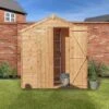 Waltons 3' X 6' Outdoor Windowless Shiplap Tongue & Groove Apex Roof Garden Storage Shed -EcoFlora Sales Shop SI 001 004 0123 DO Front