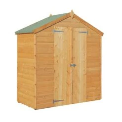 Waltons 3' X 6' Outdoor Windowless Shiplap Tongue & Groove Apex Roof Garden Storage Shed -EcoFlora Sales Shop SI 001 004 0123 WB Angle