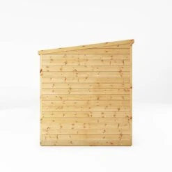 Waltons 8' X 6' Outdoor Tongue & Groove Pent Roof Modular Repositionable Shiplap Garden Storage Shed -EcoFlora Sales Shop SI 001 004 0125 8x6 Shiplap Pent Left