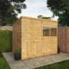Waltons 8' X 6' Outdoor Tongue & Groove Pent Roof Modular Repositionable Shiplap Garden Storage Shed 1 Waltons 8' X 6' Outdoor Tongue & Groove Pent Roof Modular Repositionable Shiplap Garden Storage Shed -EcoFlora Sales Shop SI 001 004 0125 8x6 Shiplap Pent W5 MainDC