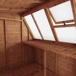 Waltons 8 X 6 Shiplap Single Door Potting Shed Wooden Greenhouse 18 Waltons 8 X 6 Shiplap Single Door Potting Shed Wooden Greenhouse -EcoFlora Sales Shop SI 001 004 0126 DT 8x6 Premium Potting Shed Detail002