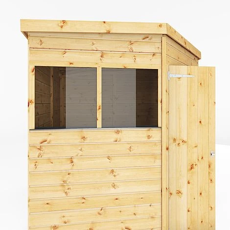 Waltons 7' X 7' Outdoor Shiplap Tongue & Groove Flat Roof Garden Corner Storage Shed 8 Waltons 7' X 7' Outdoor Shiplap Tongue & Groove Flat Roof Garden Corner Storage Shed - Image 6