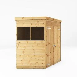Waltons 7' X 7' Outdoor Shiplap Tongue & Groove Flat Roof Garden Corner Storage Shed 19 Waltons 7' X 7' Outdoor Shiplap Tongue & Groove Flat Roof Garden Corner Storage Shed -EcoFlora Sales Shop SI 001 004 0127 7x7 Shiplap Corner Shed Left