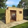 Waltons 10' X 8' Premium Shiplap Pent Roof Garden Shed -EcoFlora Sales Shop SI 001 004 0131 10x8 Premium Shiplap Pent MG2D MainDO