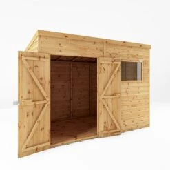 Waltons 10' X 8' Premium Shiplap Pent Roof Garden Shed -EcoFlora Sales Shop SI 001 004 0131 10x8 Premium Shiplap Pent MainDO