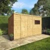 Waltons 12' X 8' Premium Shiplap Pent Roof Garden Shed -EcoFlora Sales Shop SI 001 004 0132 12x8 Premium Shiplap Pent MG2D MainDC