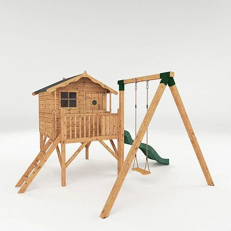 Waltons 5' X 5' Children's Tulip Playhouse With Tower & Activity Set 6 Waltons 5' X 5' Children's Tulip Playhouse With Tower & Activity Set - Image 4