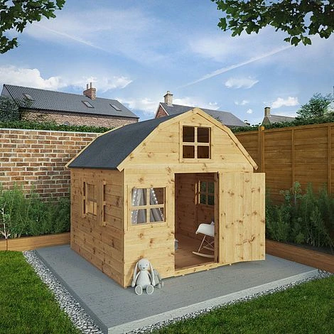 Waltons 6 X 6 Honeypot Dutch Barn Wooden Shiplap Tongue And Groove Garden Playhouse 4 Waltons 6 X 6 Honeypot Dutch Barn Wooden Shiplap Tongue And Groove Garden Playhouse - Image 2