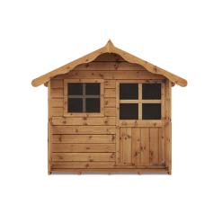 5 X 5 Waltons Honeypot Poppy Apex Wooden Playhouse 9 5 X 5 Waltons Honeypot Poppy Apex Wooden Playhouse -EcoFlora Sales Shop SI 002 001 0022 Poppy Playhouse Front Studio 300dpi PNG