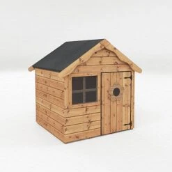 Waltons 4 X 4 Snug Apex Garden Wooden Playhouse -EcoFlora Sales Shop SI 002 002 0001 Snug Playhouse Perspective Studio 2
