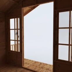 Waltons 8' X 8' Apex Summerhouse With Veranda -EcoFlora Sales Shop SI 003 001 0005 8x8 Wessex Summerhouse Detail002