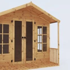 Waltons 8' X 8' Apex Summerhouse With Veranda -EcoFlora Sales Shop SI 003 001 0005 8x8 Wessex Summerhouse Detail003