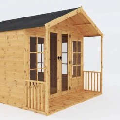 Waltons 10' X 8' Apex Summerhouse With Veranda -EcoFlora Sales Shop SI 003 001 0006 10x8 Wessex Summerhouse Detail001