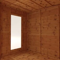 Waltons 8 X 8 Wooden Shiplap Tongue And Groove Premier Corner Summerhouse Garden Room 15 Waltons 8 X 8 Wooden Shiplap Tongue And Groove Premier Corner Summerhouse Garden Room -EcoFlora Sales Shop SI 003 001 0038 8x8 Premium Corner Summerhouse Studio Detail002