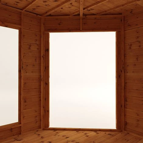 Waltons 8 X 8 Wooden Shiplap Tongue And Groove Premier Corner Summerhouse Garden Room 8 Waltons 8 X 8 Wooden Shiplap Tongue And Groove Premier Corner Summerhouse Garden Room - Image 6