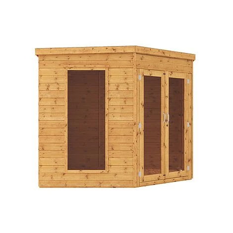 Waltons 8 X 8 Wooden Shiplap Tongue And Groove Premier Corner Summerhouse Garden Room 10 Waltons 8 X 8 Wooden Shiplap Tongue And Groove Premier Corner Summerhouse Garden Room - Image 8