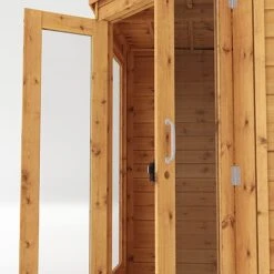 Waltons 11' X 7' Corner Summerhouse With Side Shed 18 Waltons 11' X 7' Corner Summerhouse With Side Shed -EcoFlora Sales Shop SI 003 001 0064 11x7 Corner Summerhouse with Side Shed Studio Detail005