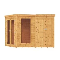 Waltons 11' X 7' Corner Summerhouse With Side Shed 19 Waltons 11' X 7' Corner Summerhouse With Side Shed -EcoFlora Sales Shop SI 003 001 0064 11x7 Corner Summerhouse with Side Shed Studio Front 2