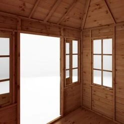 Waltons 8' X 6' Hip Roof Summerhouse -EcoFlora Sales Shop SI 003 001 0082 8x6 Clover Summerhouse Detail002