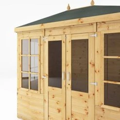 Waltons 8' X 6' Hip Roof Summerhouse -EcoFlora Sales Shop SI 003 001 0082 8x6 Clover Summerhouse Detail003