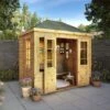 Waltons 8' X 6' Hip Roof Summerhouse -EcoFlora Sales Shop SI 003 001 0082 8x6 Clover Summerhouse W3 MainDO
