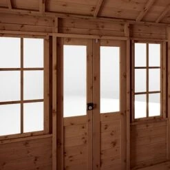 Waltons 12' X 6' Hip Roof Summerhouse -EcoFlora Sales Shop SI 003 001 0083 12x6 Clover Summerhouse Detail002