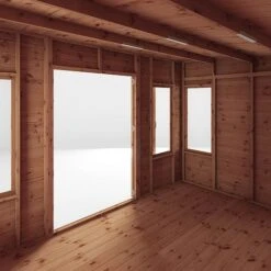 Waltons 12 X 8 Premium Shiplap Tongue And Groove Helios Curved Roof Wooden Garden Summerhouse -EcoFlora Sales Shop SI 003 001 0089 12x8 Helios Summerhouse Detail001