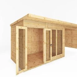 Waltons 18 X 6 Maine Pent Wooden Garden Summerhouse With Patio Area Shiplap Tongue And Groove 19 Waltons 18 X 6 Maine Pent Wooden Garden Summerhouse With Patio Area Shiplap Tongue And Groove -EcoFlora Sales Shop SI 003 001 0091 Summerhouse DT Shiplap Pent 18x6 Patio Area Detail003