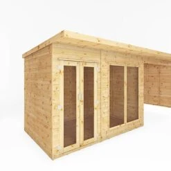 Waltons 18 X 6 Maine Pent Wooden Garden Summerhouse With Patio Area Shiplap Tongue And Groove 20 Waltons 18 X 6 Maine Pent Wooden Garden Summerhouse With Patio Area Shiplap Tongue And Groove -EcoFlora Sales Shop SI 003 001 0091 Summerhouse DT Shiplap Pent 18x6 Patio Area Detail004