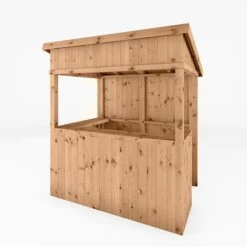 Waltons 9' X 4' Premium Pressure Treated Garden Bar - 2 Styles Available -EcoFlora Sales Shop SI 003 001 0092 Pressure Treated Pent 4x6 Bar Detail0042