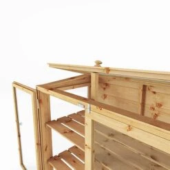 Waltons 4 X 2 Traditional Wooden Mini Greenhouse Potting Shed 18 Waltons 4 X 2 Traditional Wooden Mini Greenhouse Potting Shed -EcoFlora Sales Shop SI 004 001 0028 DT 4x2 Mini Greenhouse Detail003