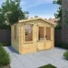 Waltons 2.6m X 3.3m 19mm Log Cabin -EcoFlora Sales Shop SI 006 001 0021 2.6mx3.3m Log Cabin 19mm DC Waltons Garden 3