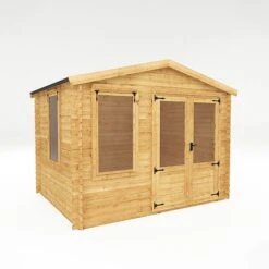 Waltons 2.6m X 3.3m 19mm Log Cabin -EcoFlora Sales Shop SI 006 001 0021 2.6mx3.3m Log Cabin 19mm StudioDC