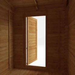 5m X 3m Corner Lodge Plus - 28mm Double Glazed (Side Shed) -EcoFlora Sales Shop SI 006 004 0082 5mx3m Corner Lodge Plus 44mm Double Glazed Studio LH Detail008