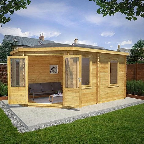 5m X 3m Corner Lodge Grande - 28mm Double Glazed 4 5m X 3m Corner Lodge Grande - 28mm Double Glazed - Image 2