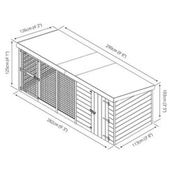 Waltons 10' X 4' Dog Run And Kennel -EcoFlora Sales Shop SI 010 001 0003 300dpi 14