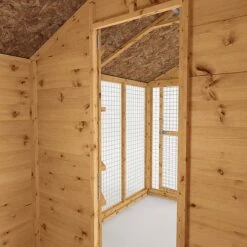 Waltons 10' X 6' Dog Kennel And Run -EcoFlora Sales Shop SI 010 001 0006 10x6 Dog Run Extension and Floor Pack Detail003