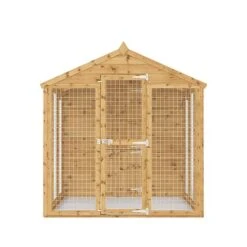 Waltons 10' X 6' Dog Kennel And Run -EcoFlora Sales Shop SI 010 001 0006 10x6 Dog Run Extension and Floor Pack Front 2
