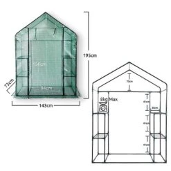 Idooka Pop-Up Plastic Greenhouses -EcoFlora Sales Shop Silhouette38