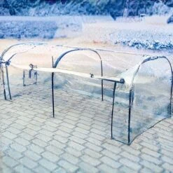 Idooka Polytunnel And Pop Up Greenhouse Cold Frame - Hoops Grow Tunnel -EcoFlora Sales Shop Snowy20Patio