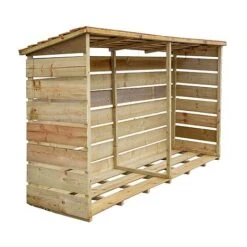 Pressure Treated 8' X 2' Budget Log Store -EcoFlora Sales Shop Store20Left20WB