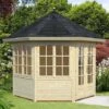 Veronica 4 6.7m2 Summerhouse 2.9m Diameter -EcoFlora Sales Shop Veronica206.720life